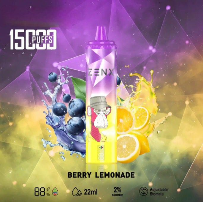 ZENX NFT 15000 Puffs Berry Lemonade MW VapeShop ZENX NFT 15000 Puffs Berry Lemonade MW VapeShop