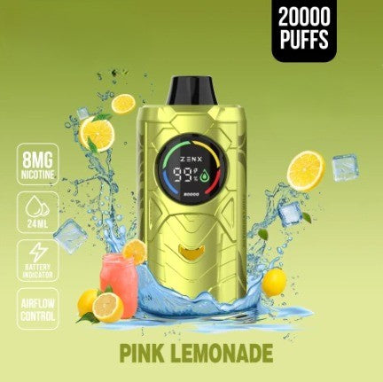 ZENX StormX 20000 Puffs Pink Lemonade