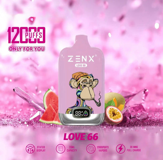 ZENX NFT Digital Box 12000 Puffs Love 66