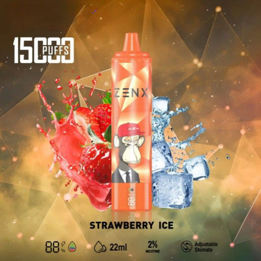 ZENX NFT 15000 Puffs Strawberry Ice